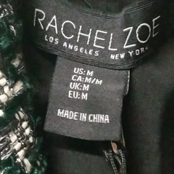 Rachel Zoe Emerald Tweed Jacket - Picture 7 of 7